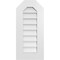 Ekena Millwork Octagonal Top Surface Mount PVC Gable Vent w/ 3-1/2"W x 1"P Standard Frame, 14"W x 30"H GVPOT14X3001SN - alternate 1